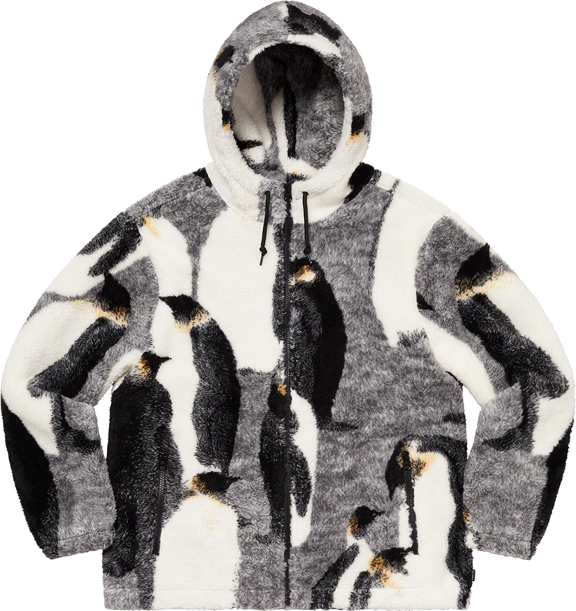 Penguins Hooded Fleece Jacket view 12